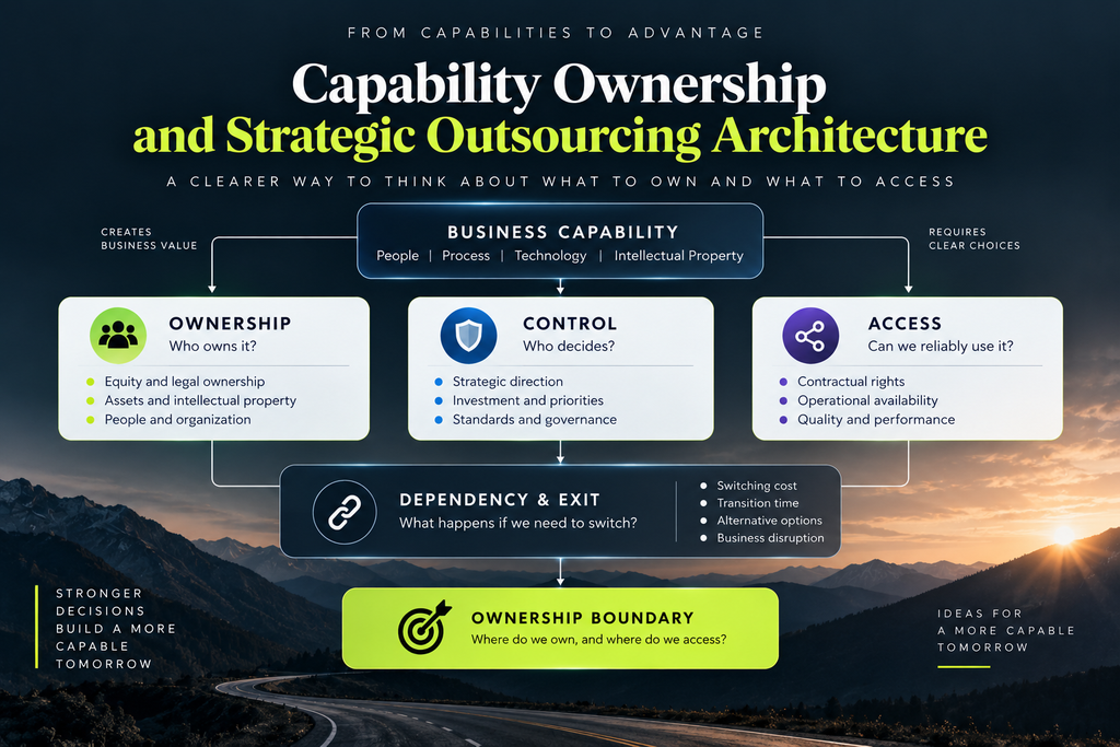 Capability ownership and strategic outsourcing architecture
